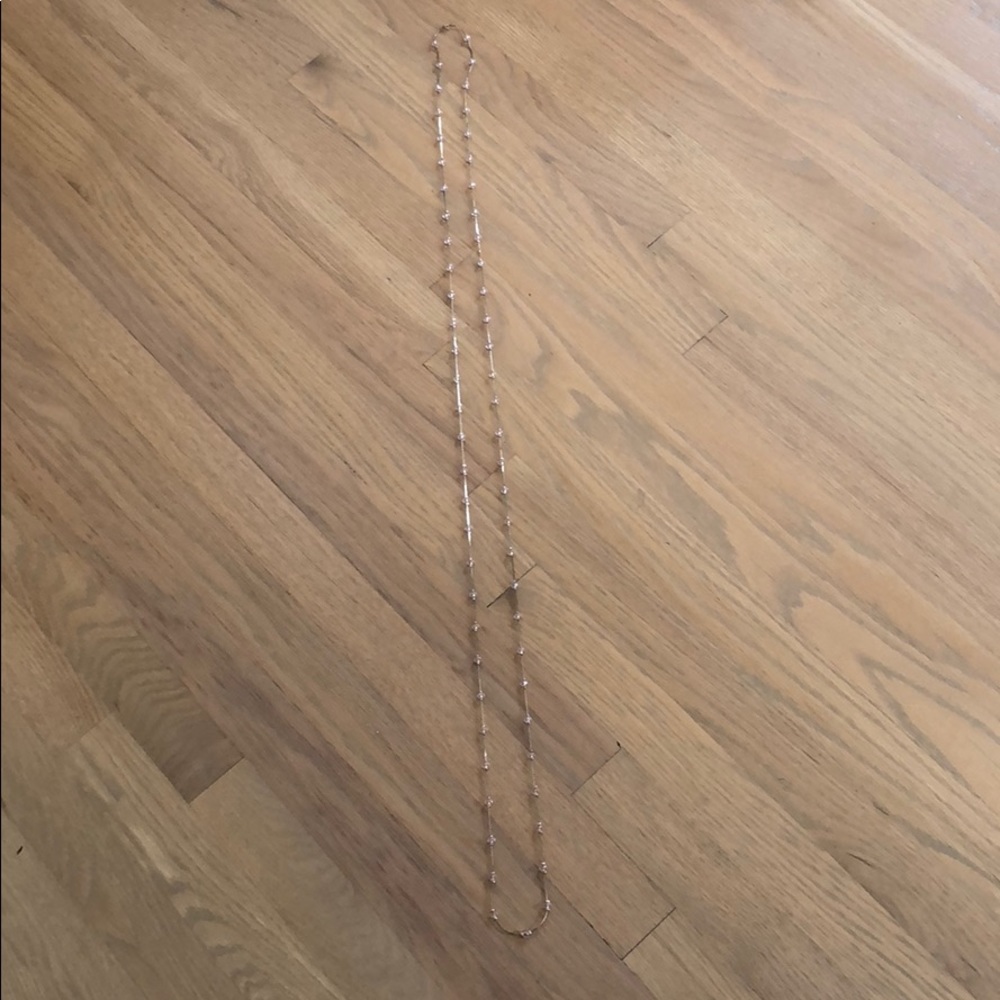 Pink beaded necklace